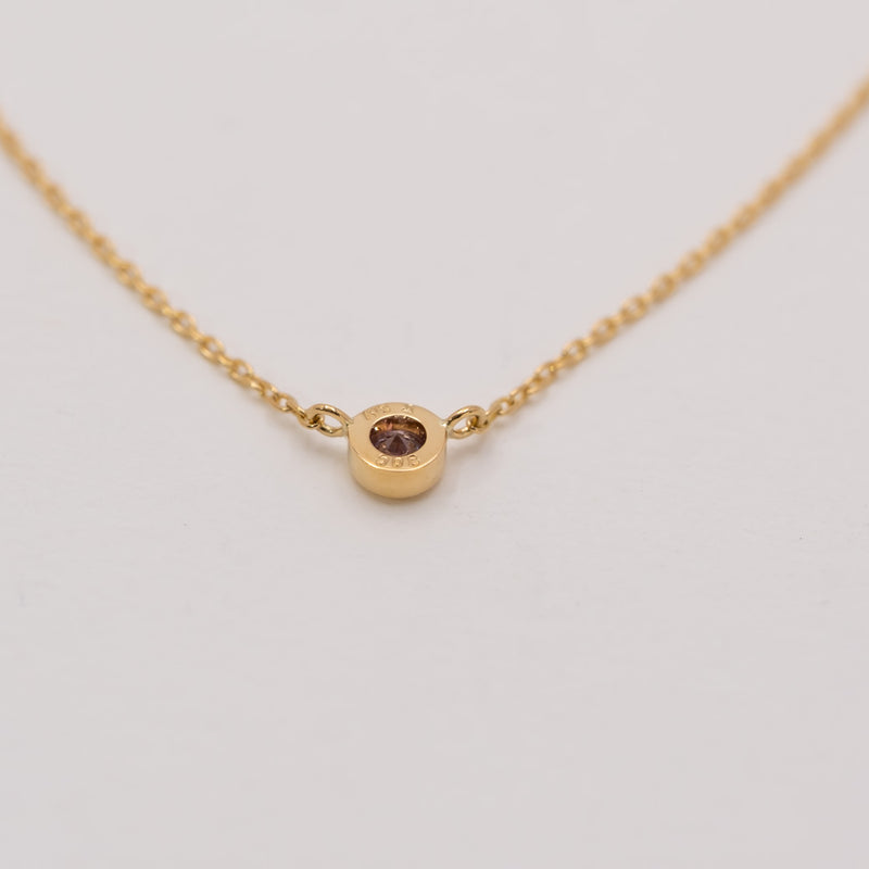 Pink Diamond Dew Necklace