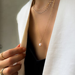 Dewlace Necklace - 18KYG
