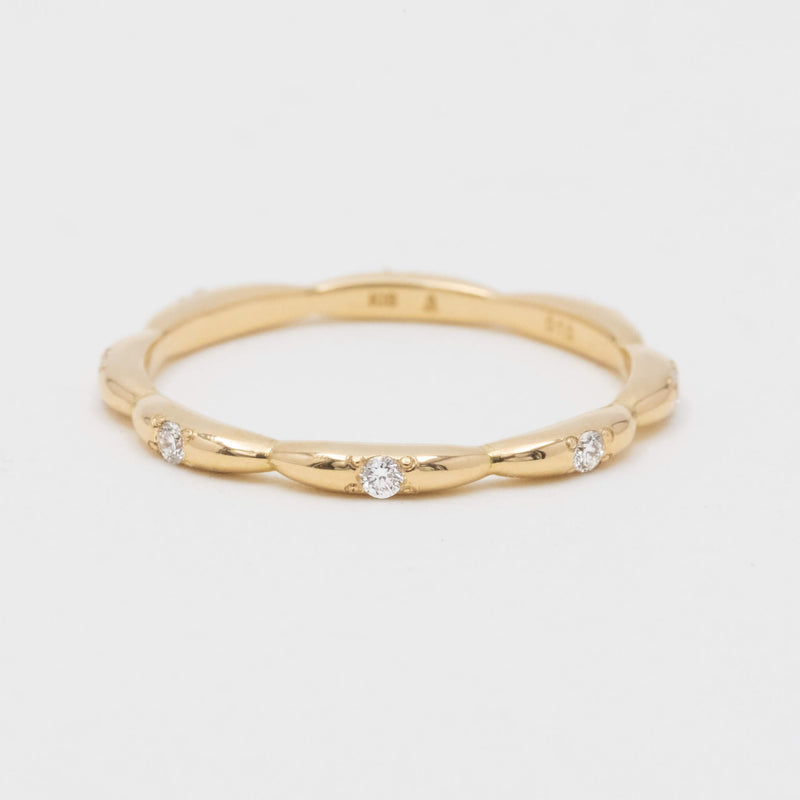 Limited Eternity Ripple Ring Gold