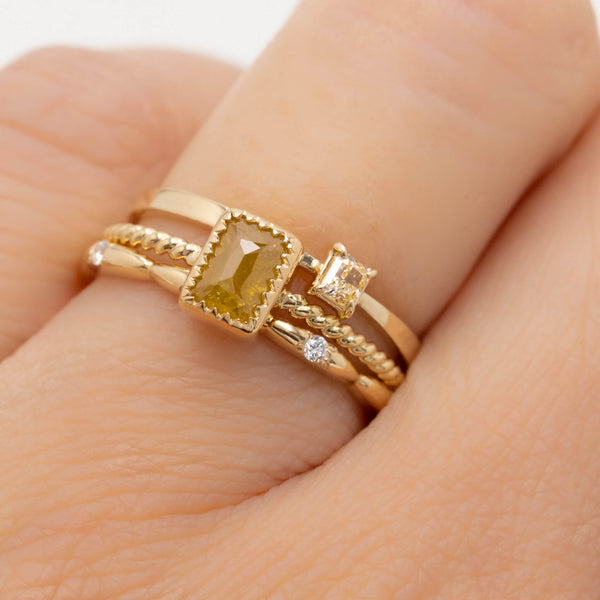 Mimosa Yellow Diamond Ring