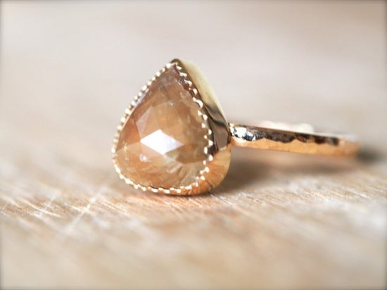 Walnut Diamond Ring