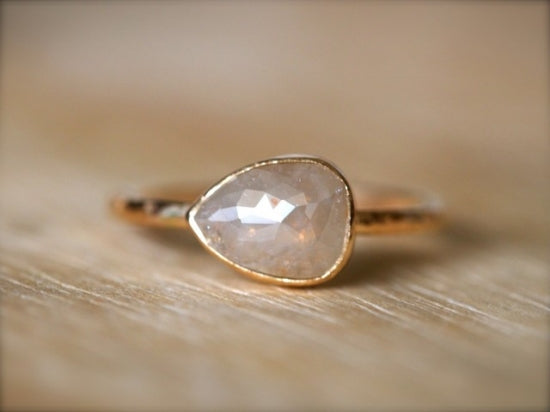 Sand Beige Diamond Ring