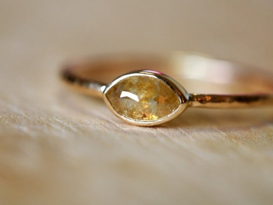 Petal Of Sun Diamond Ring