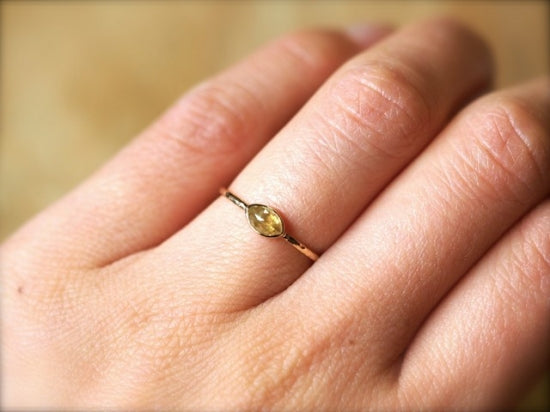 Petal Of Sun Diamond Ring