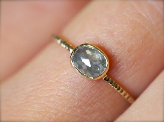 Frozen Drop Diamond Ring