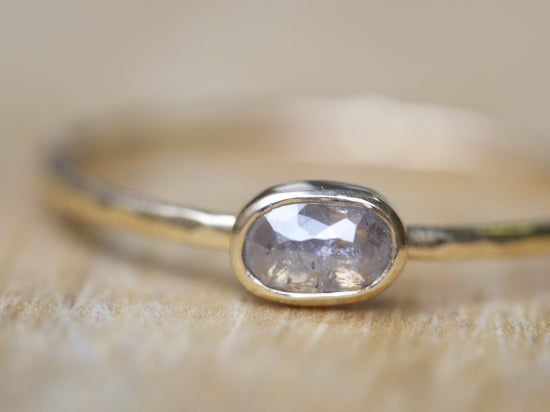 A Streak Of Moonlight Diamond Ring