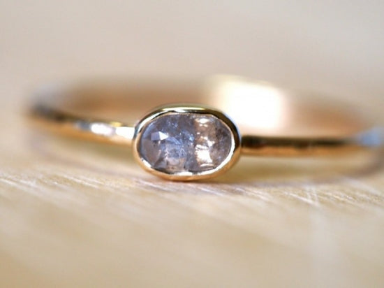 A Streak Of Moonlight Diamond Ring