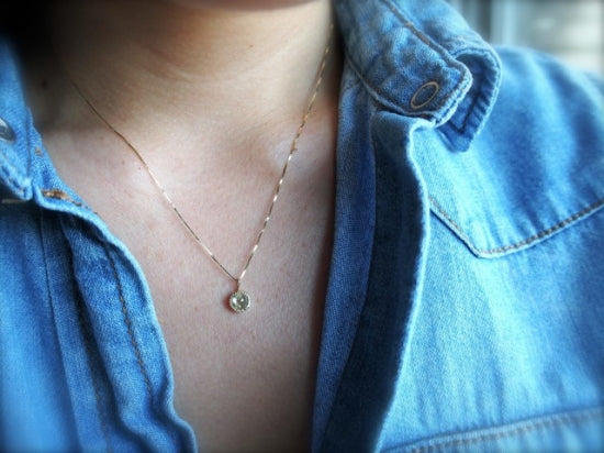 Baby Sunlight Diamond Necklace