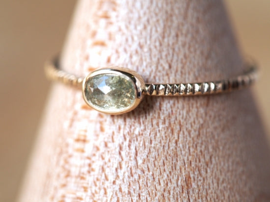 Frozen Mint Diamond Ring