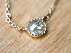 Spring Puddle Diamond Necklace