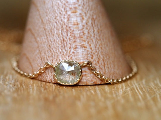 Spring Puddle Diamond Necklace