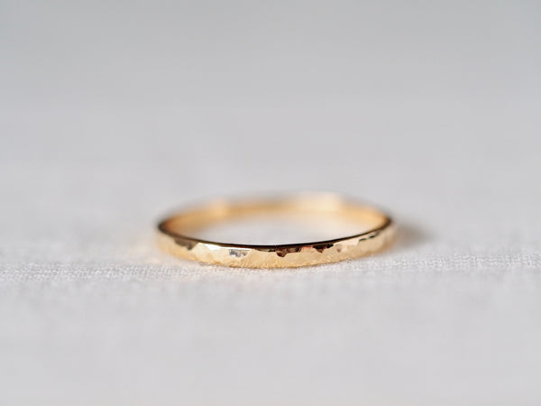 Hammered Square Ring