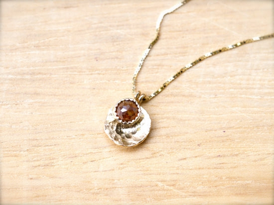 Layered Luna Necklace Rosso