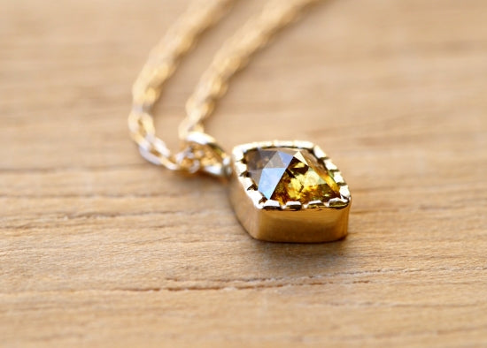 Twilight Yellow Diamond Necklace