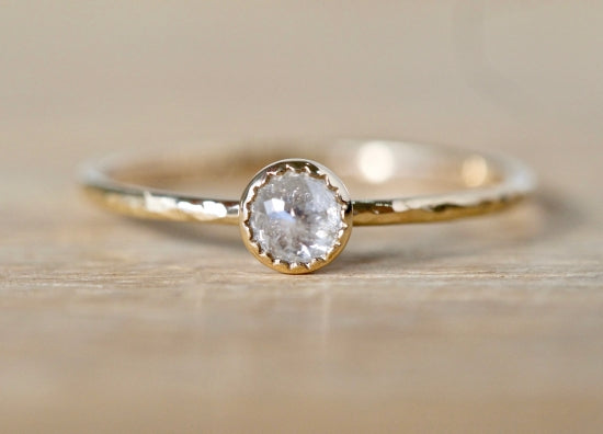 Acacia Drop Diamond Ring