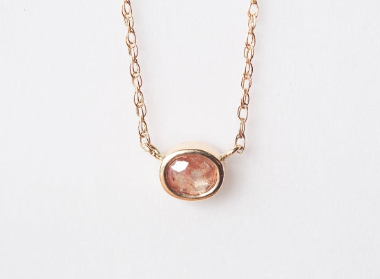 Pink Cloud Diamond Necklace