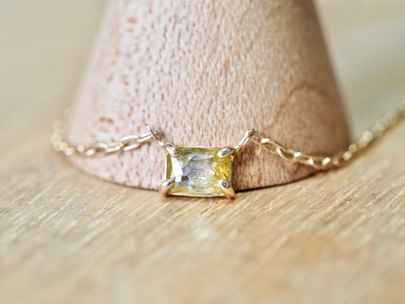 Fresh Yellow Diamond Necklace