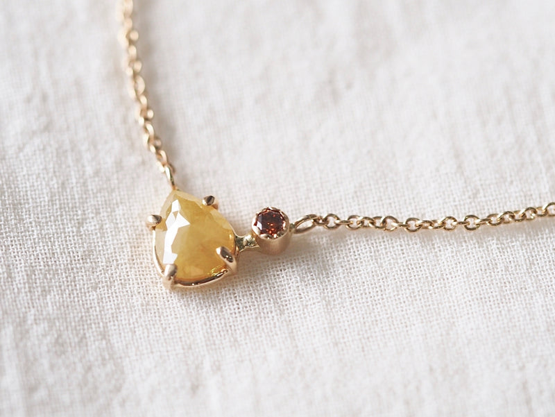 Marigold Drop Diamond necklace