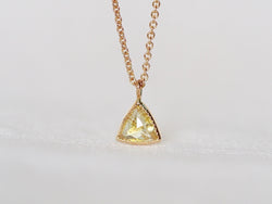 Champagne Yellow Diamond Necklace