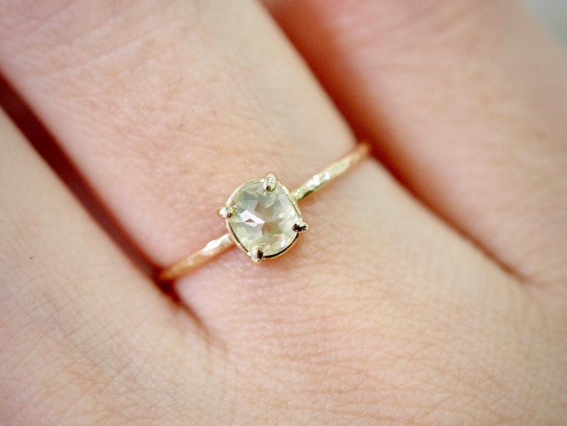 Water Lily Diamond Ring