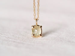 Water Lily Diamond Necklace