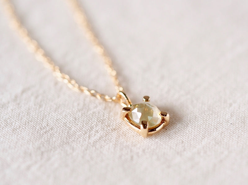 Water Lily Diamond Necklace