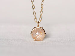 Pink Marble Diamond Necklace