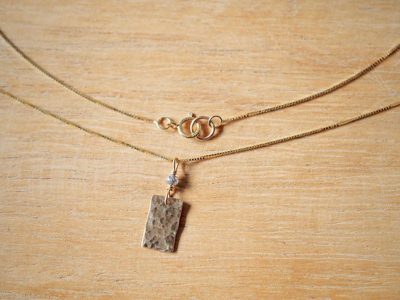 Fragment Rectangle Necklace