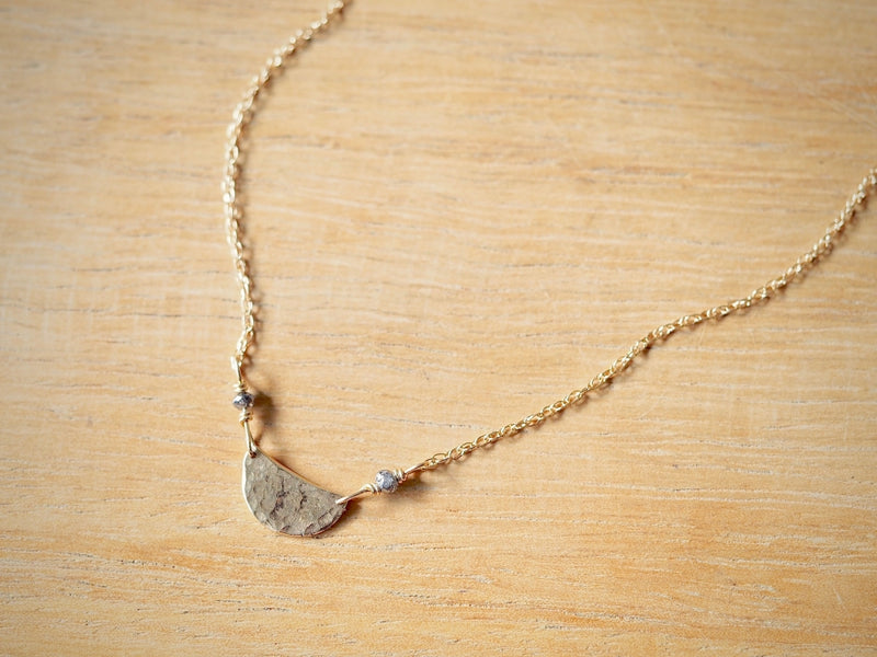 Fragment Half Moon Necklace