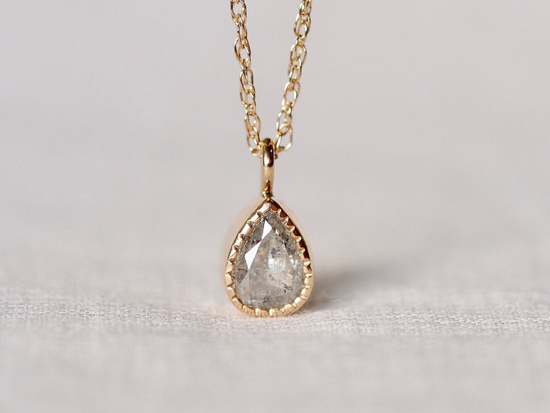 Star Dust Drop Diamond Necklace