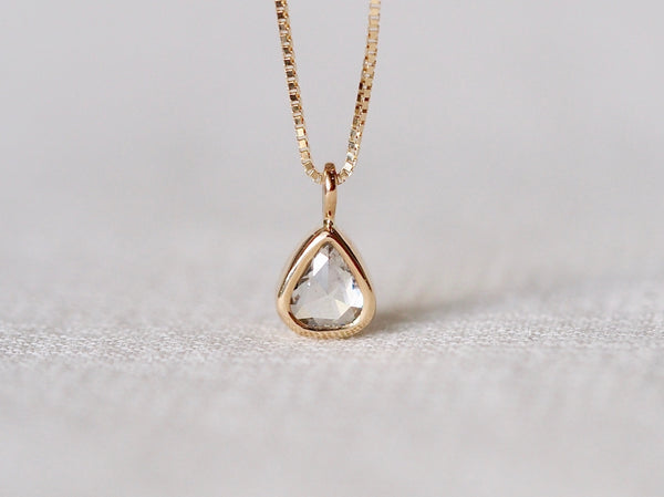 Baby Drop Diamond Necklace