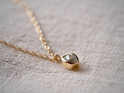 Aqua Drop Diamond Necklace 01