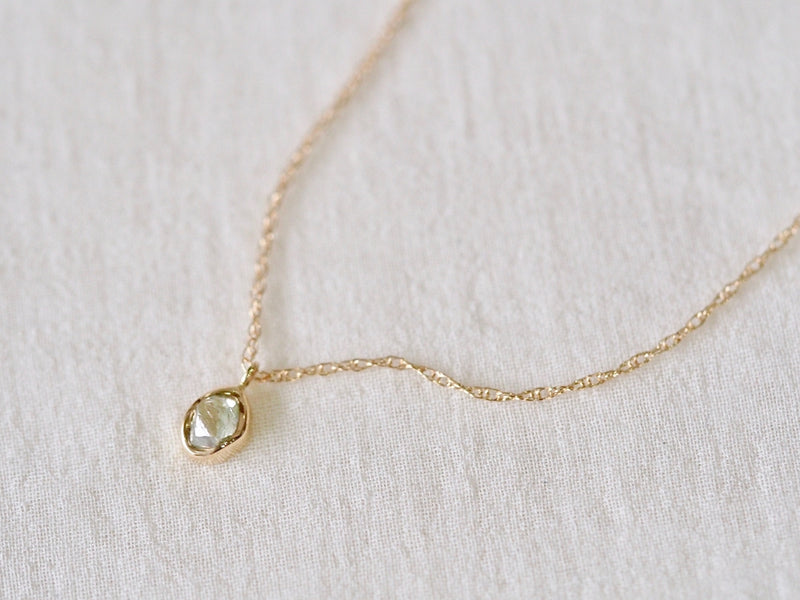 Aqua Drop Diamond Necklace 04