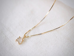 In The Air Diamond Slice Necklace 01