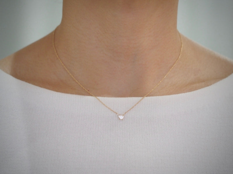 In The Air Diamond Slice Necklace 02