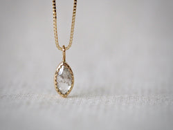 Silent Silver Diamond Necklace