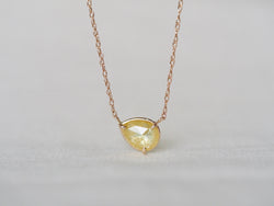 Lemon Sherbet Diamond necklace