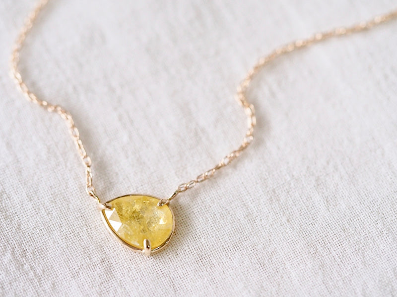 Lemon Sherbet Diamond necklace