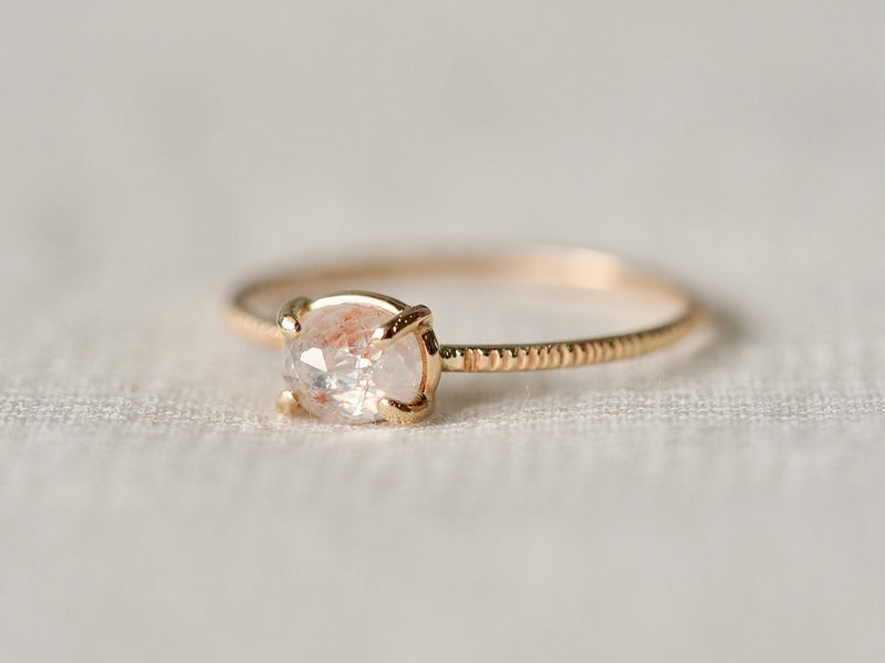 Pink Veil Diamond Ring
