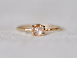 Rose Petal Diamond Ring