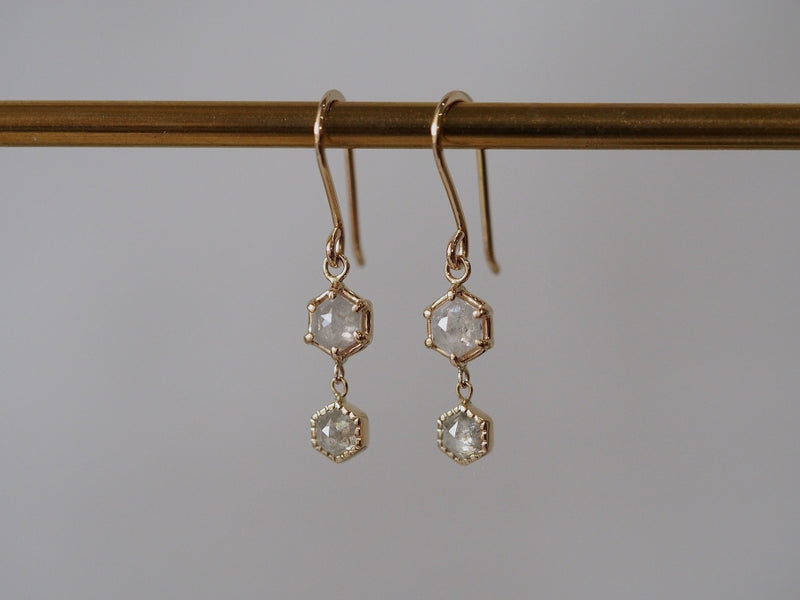 Moon Drops Diamond Earrings