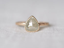 Pale Cloud Diamond Ring