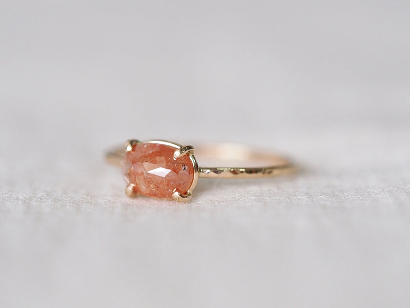 Raspberry Diamond Ring