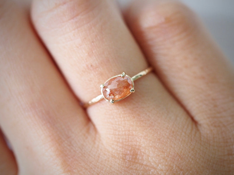 Raspberry Diamond Ring