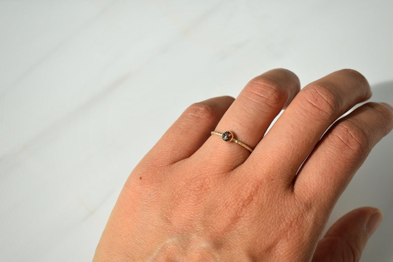 Acorn Brown Diamond Ring