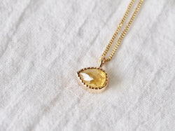 Sunshine drop diamond necklace