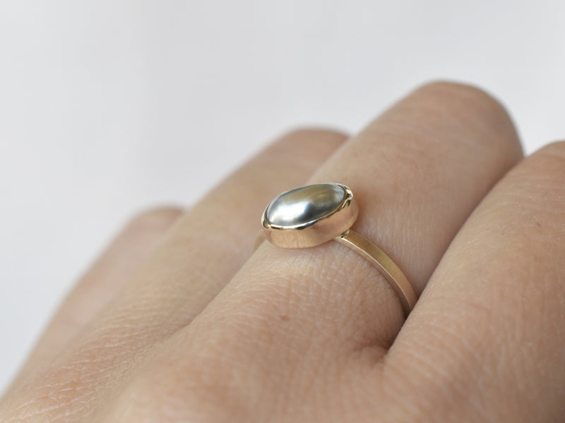 Keshi Pearl Ring size12