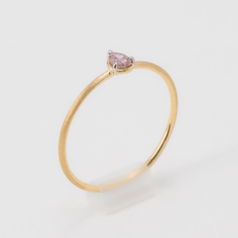 Lavender Diamond Ring