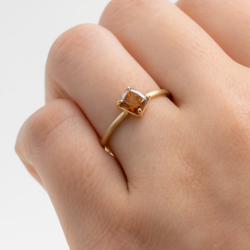 Caramel Toffee Diamond Ring – lily & co.
