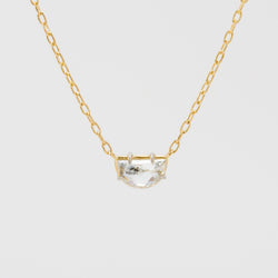 Stella Diamond Necklace Half moon
